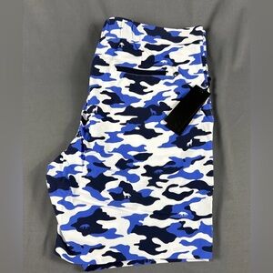 Greyson Swim Shorts Camo Scape Superior Print 36 x 8 Blue White